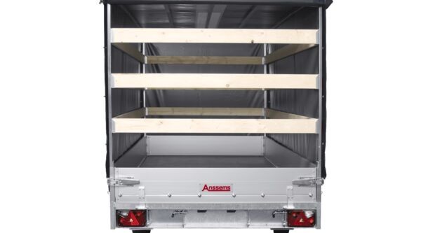 Anssems Hochlader Tandem ASX 2000.325x178 mit Rampen, Seilwinde, St&uuml;tzen und Aktionsplane 180cm!